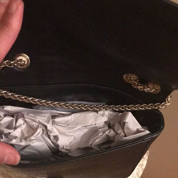 NWT INC concepts faux leather crossbody blk/white - Picture 6 of 7